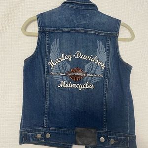 Harley Davidson Denim Vest size XS